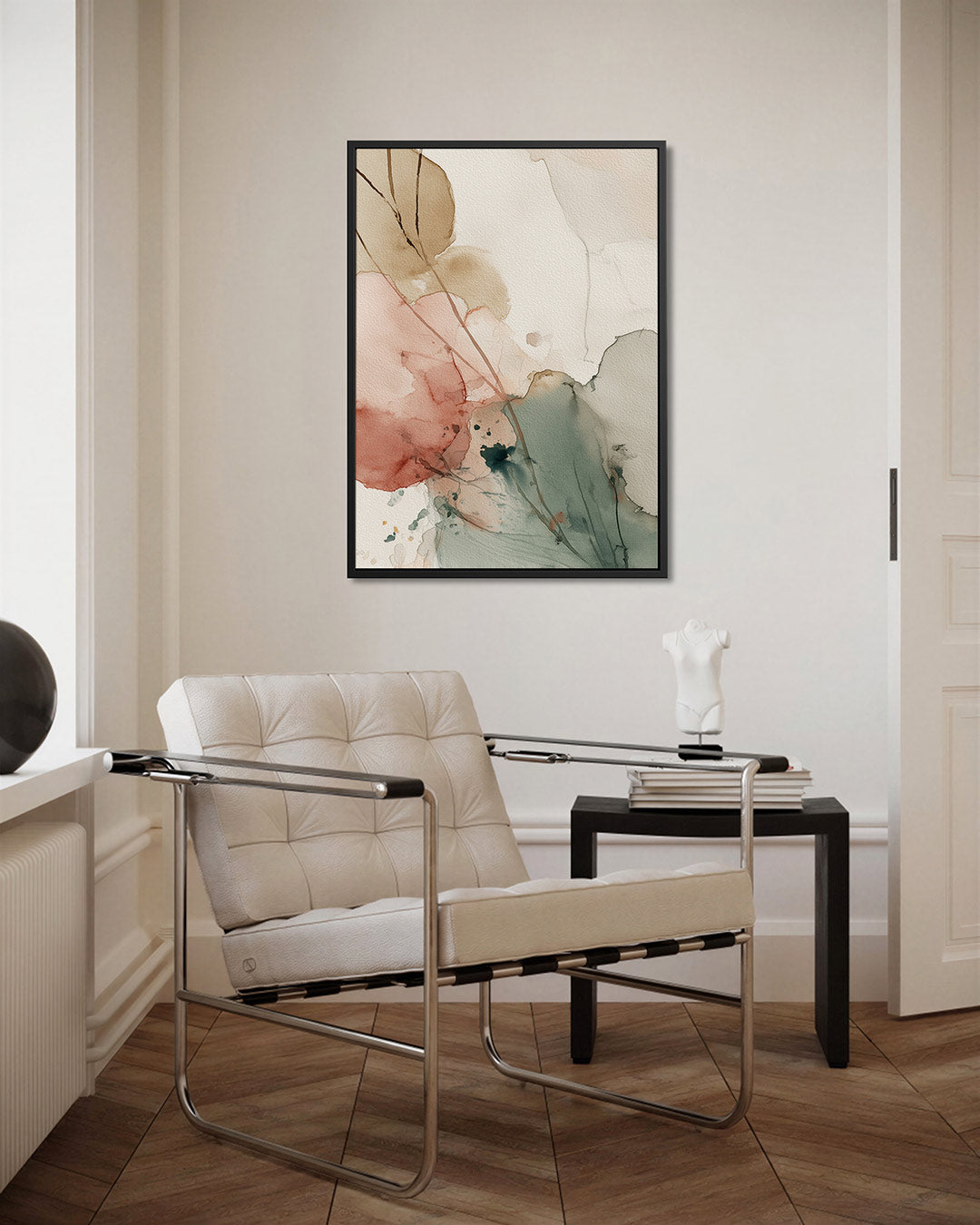Organische vormen – staand wanddecoratie kunstwerk