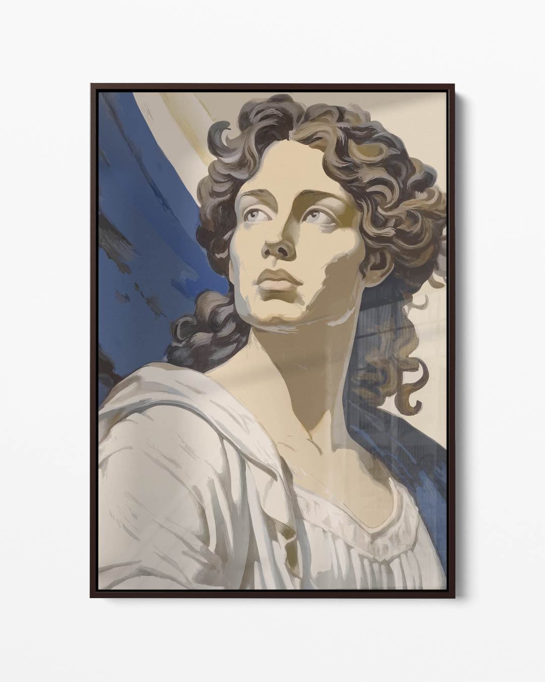 Inspirerende Blik – portret kunstwerk als wanddecoratie