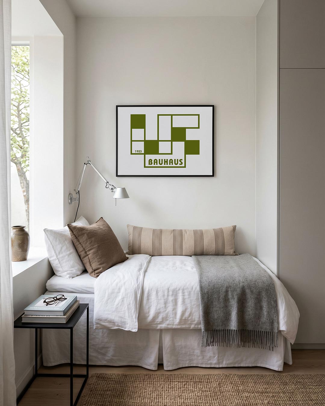 Vorm en balans – moderne Bauhaus wandkunst als poster