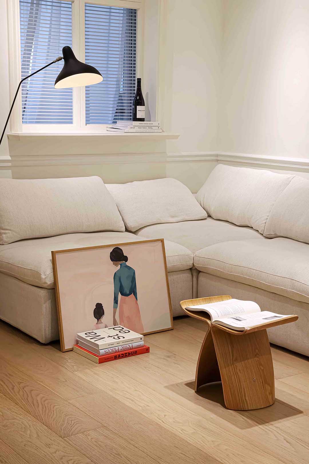 Moeder en kind – vrouwelijke portretkunst als landscape poster
