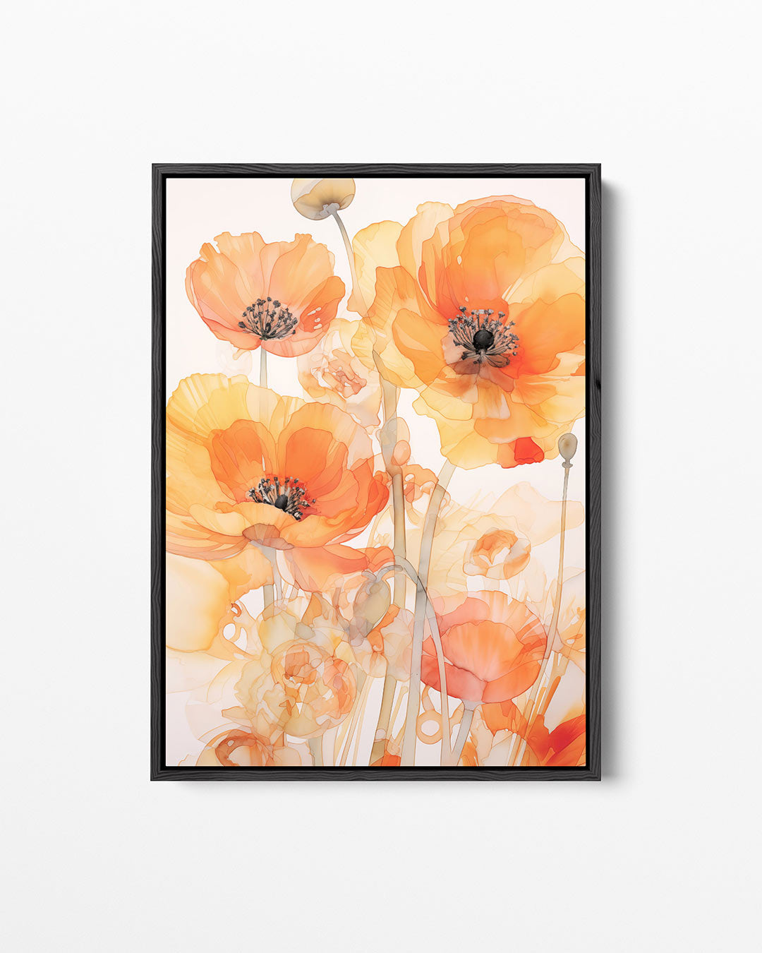 Bloemrijke compositie – staand wanddecoratie kunstwerk