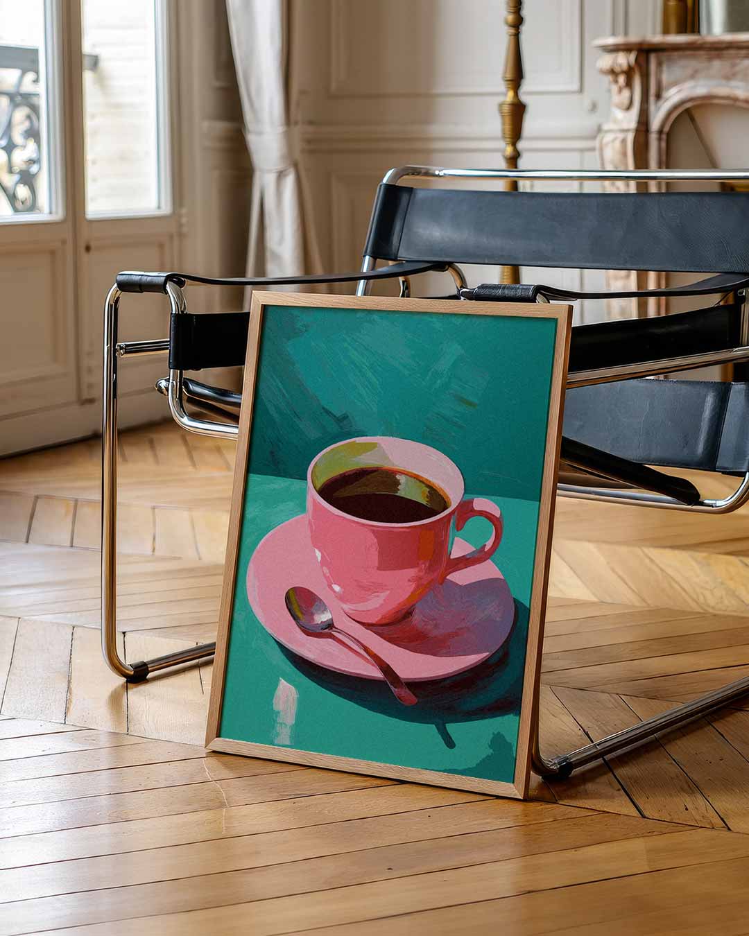 Koffie Moment – zomer portret poster, afbeelding 7