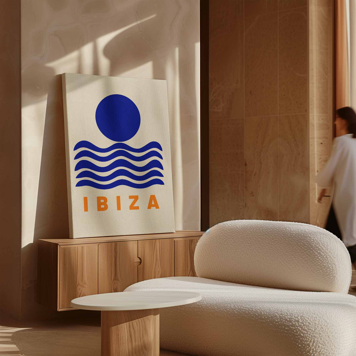 Ibiza Zonsopkomst – plexiglas wanddecoratie in portret formaat