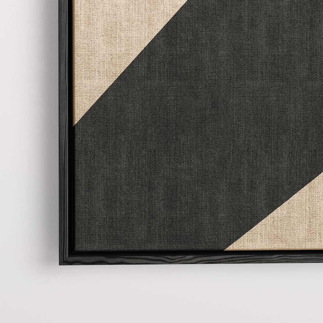 Gedurfde Abstracte Compositie – dibond kunstwerk als wanddecoratie
