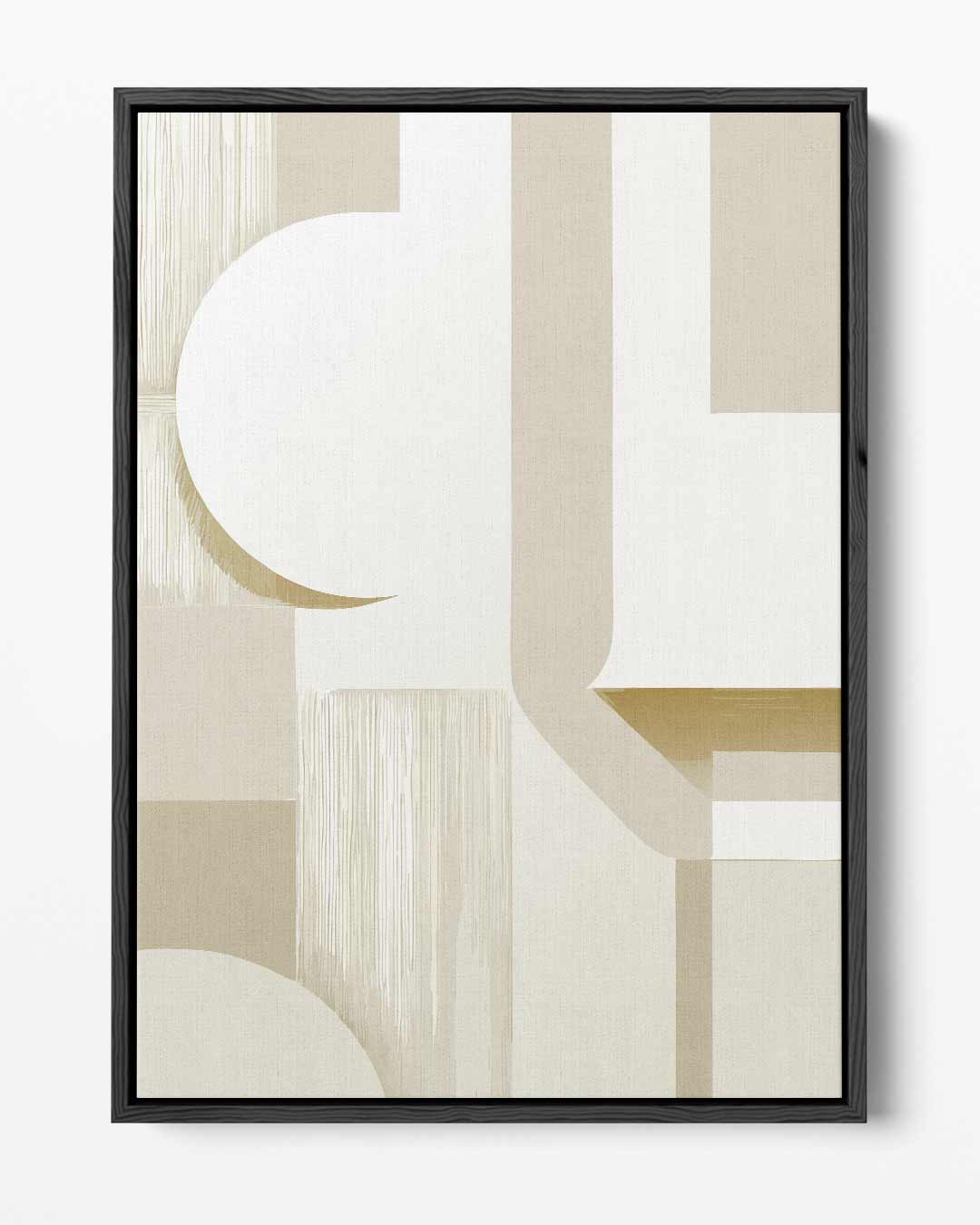 Abstracte Geometrische Druk – portret kunstwerk als wanddecoratie