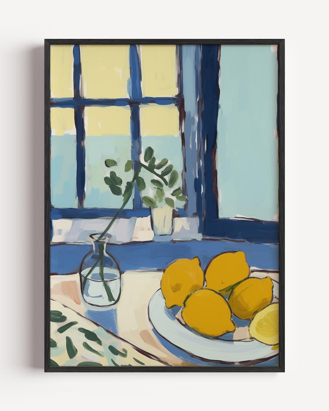 Zonnige Citrus Momenten – keuken portret poster als wanddecoratie