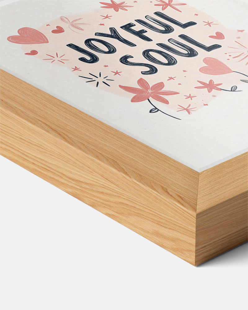 Joyful Soul – kids poster als vrolijke staande wanddecoratie