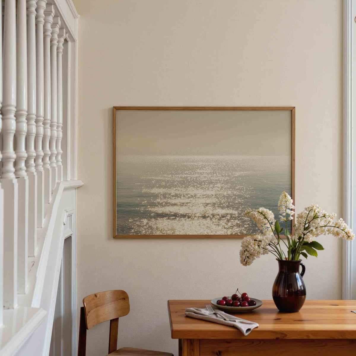 Zonlicht op water – tropische poster in liggend formaat