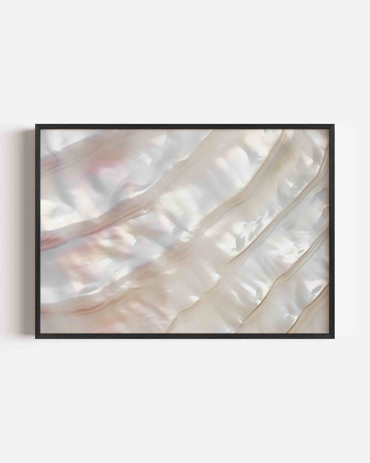 Glanzende parelmoer – kleurrijke abstracte landscape poster als wanddecoratie