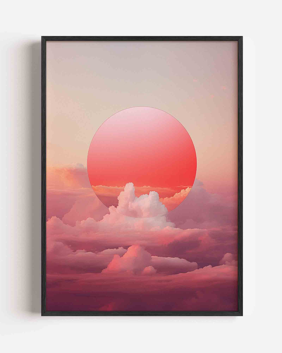 Abstracte – surrealistische portret poster als wanddecoratie