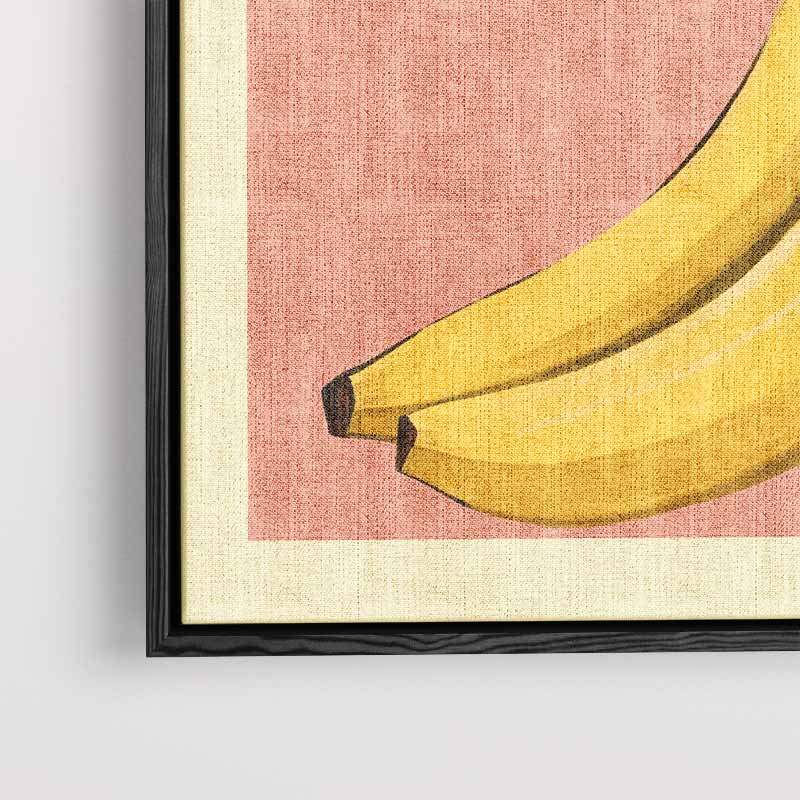 Bananen – canvas wanddecoratie in portret formaat