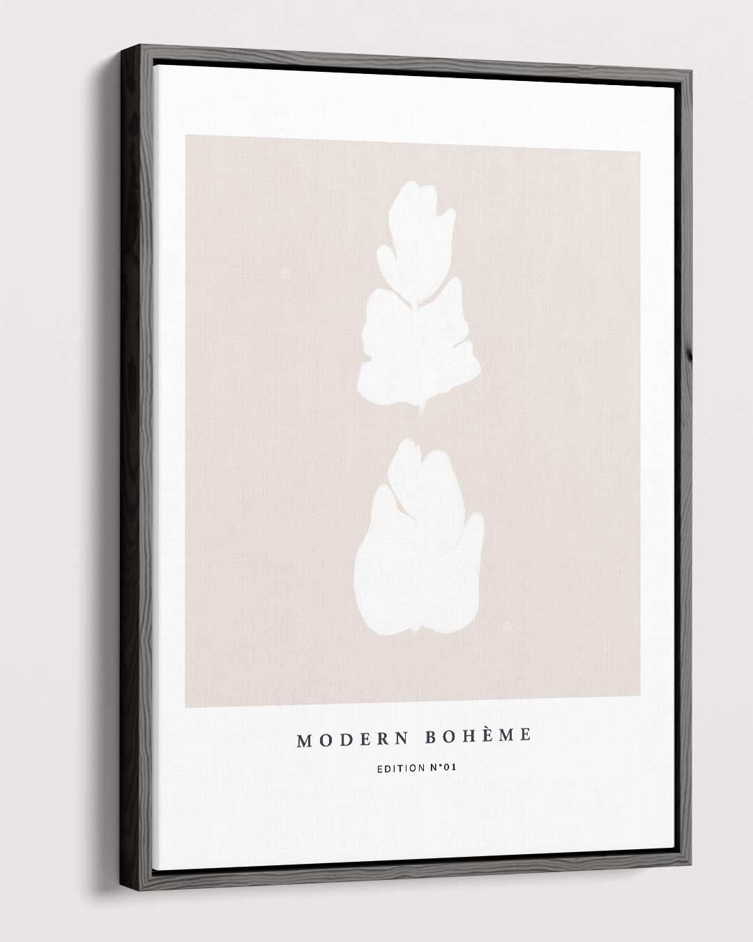 Modern Boho Leaf Art Print – portret kunstwerk als wanddecoratie
