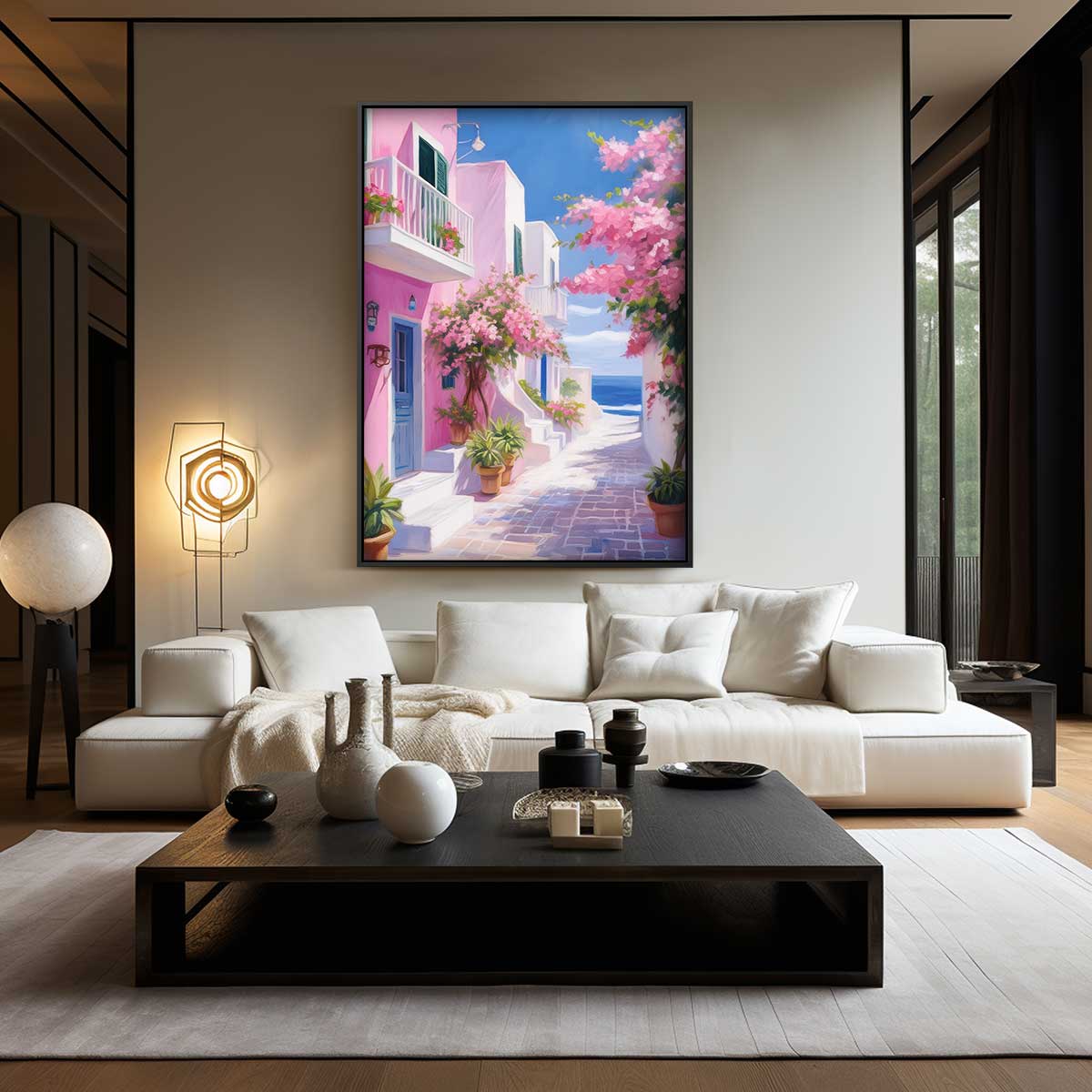 Zonovergoten Straatje – staand kunstwerk voor modern interieur