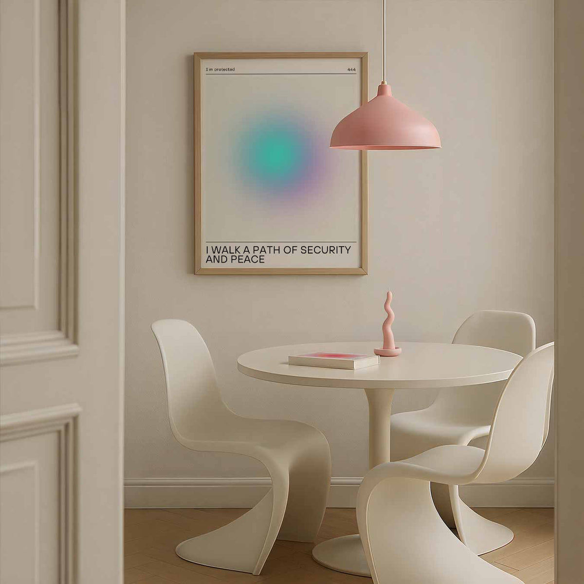 Veiligheid en Vrede Wandposter – rustgevende wandkunst als portret poster
