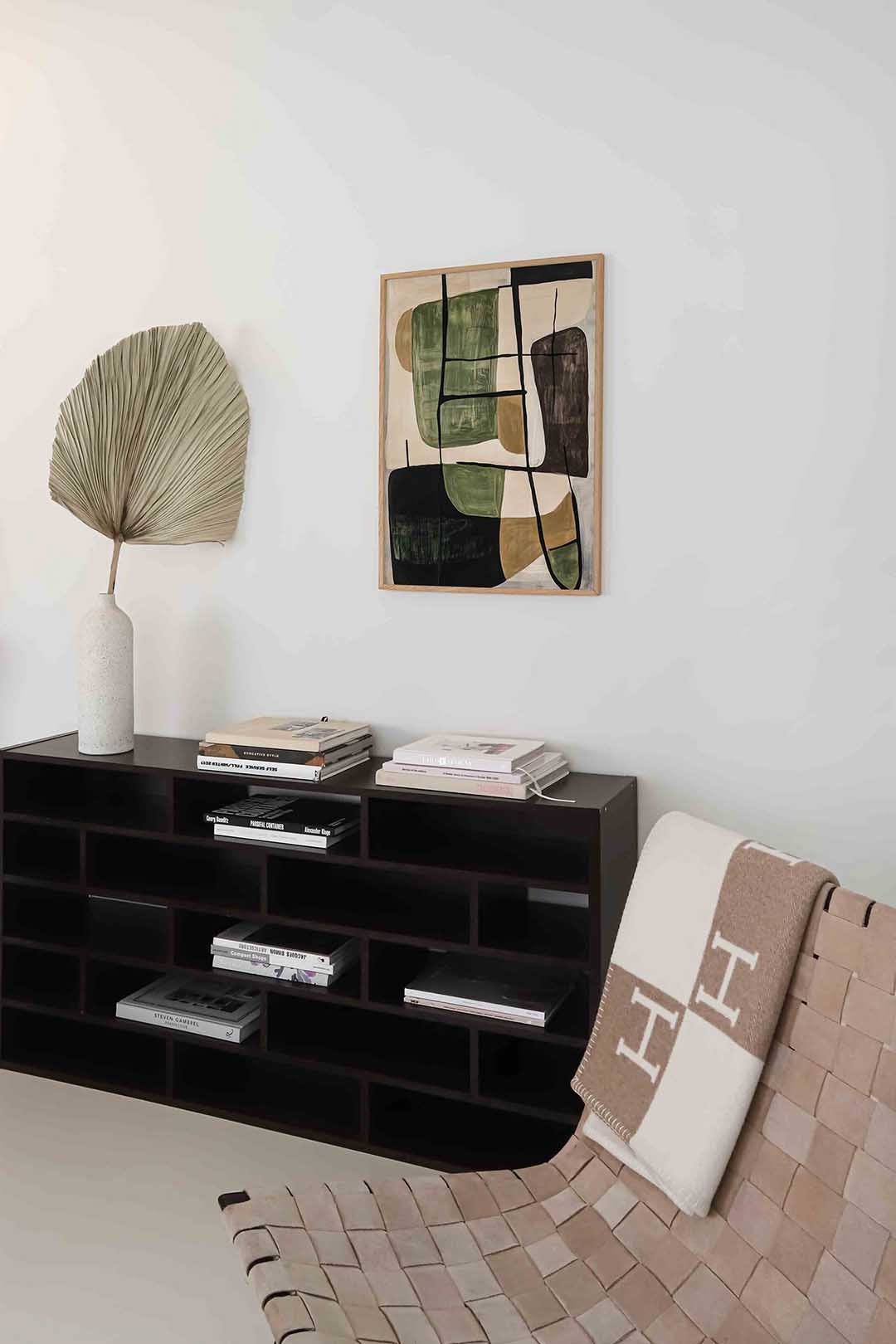 Abstracte vormen – staande moderne wanddecoratie van WallArtistic