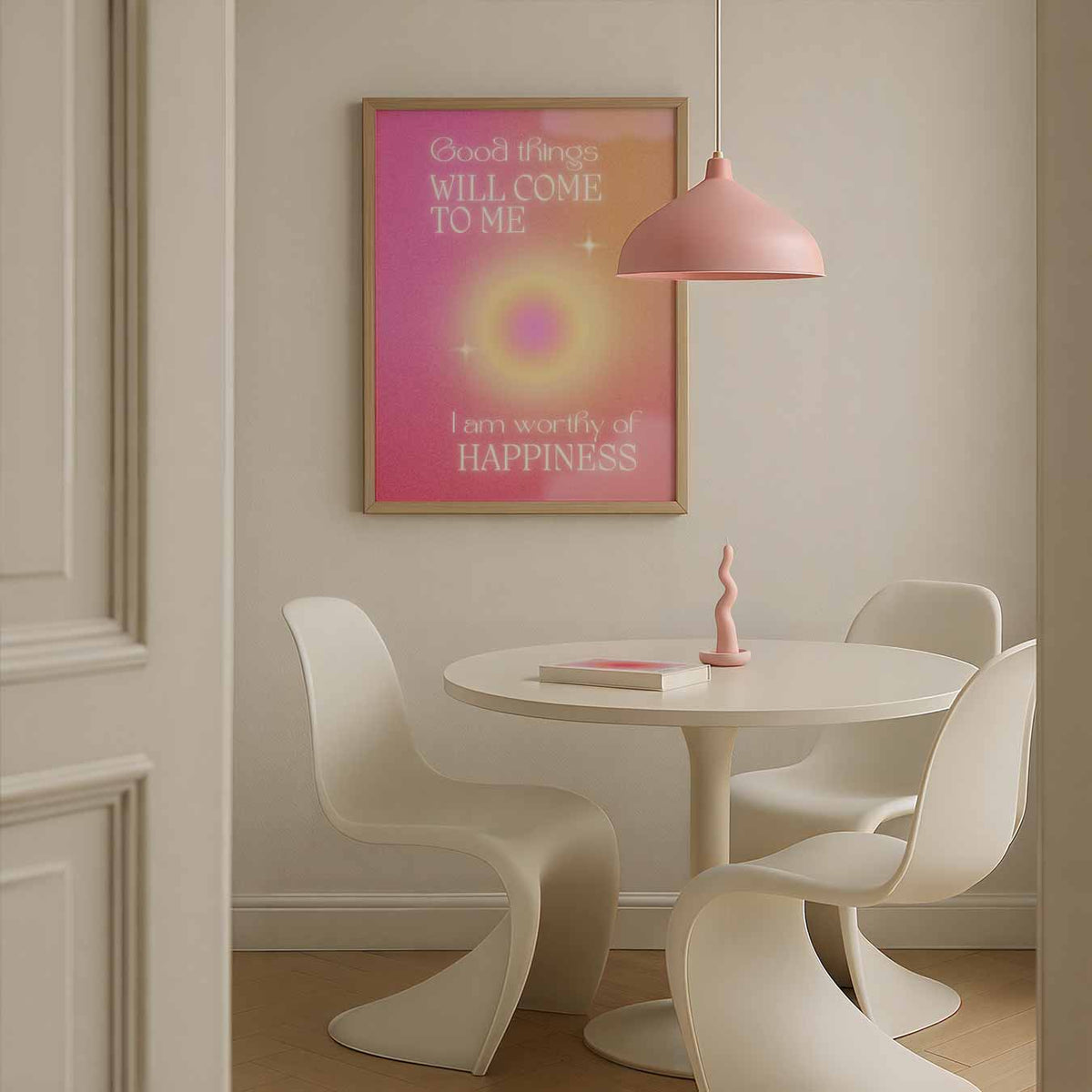 Good Things Will Come – staande mindful wanddecoratie van WallArtistic