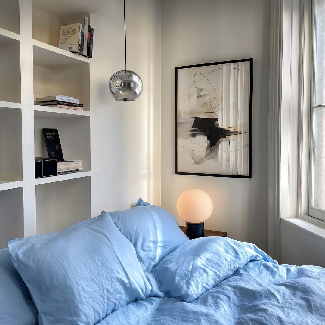 Moderne Abstracte Kunstposter – staande muurposter met elegante eenvoud