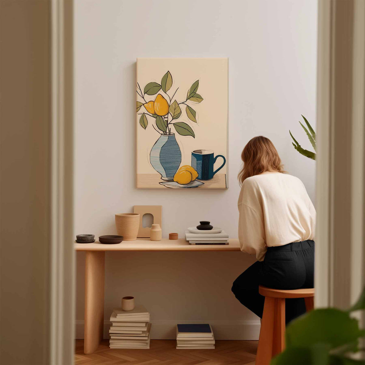 Fruitige Verrassingen – staande wandkunst voor woonkamer of interieur