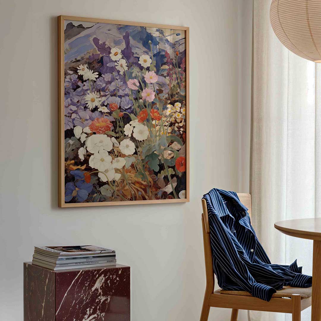 Bloemen in volle bloei – bloemen poster in staand formaat