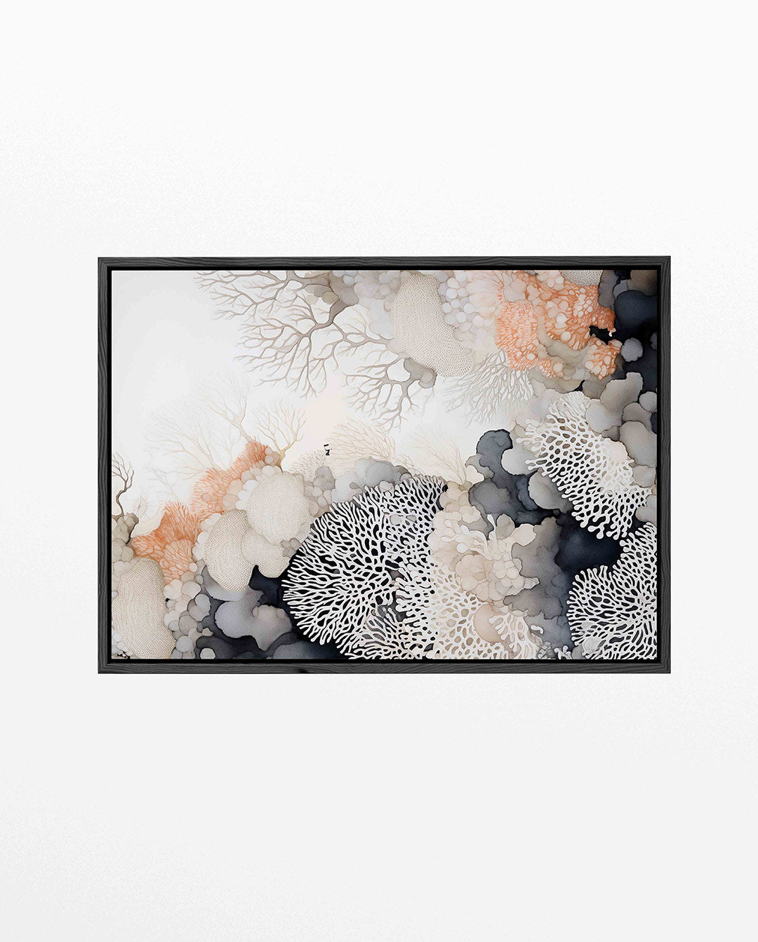 Organische vormen compositie – Organische – liggend abstract kunstwerk
