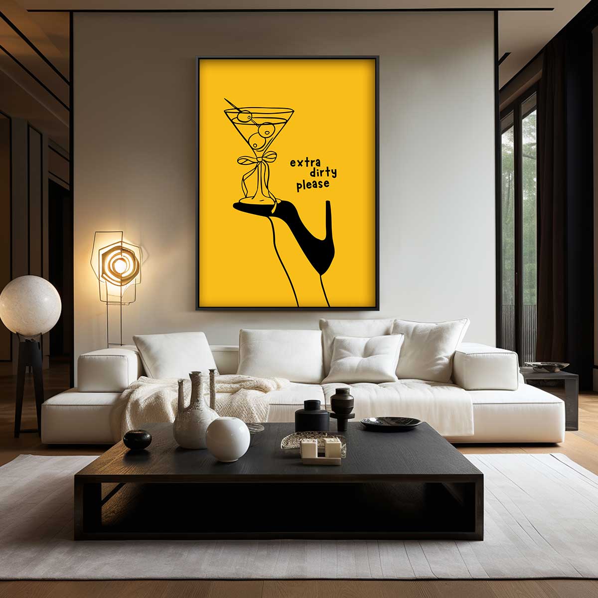 Cocktail Chic – plexiglas wanddecoratie in portret formaat