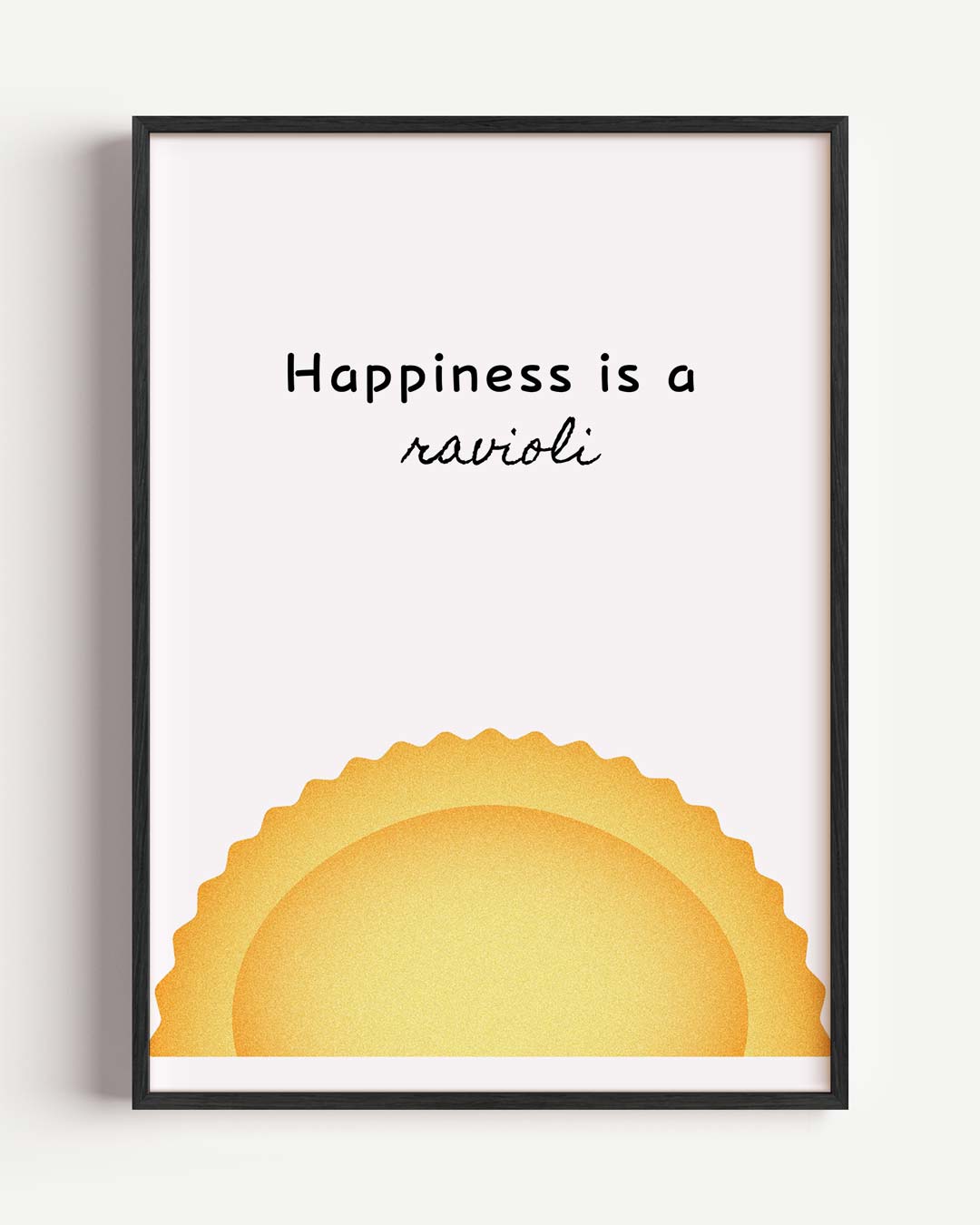 Ravioli – keuken portret poster als wanddecoratie