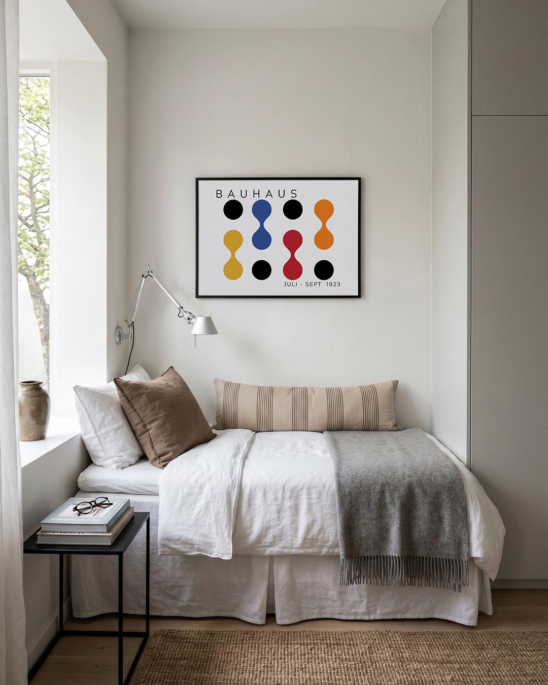Vormen en vlakken – moderne Bauhaus wandkunst als poster