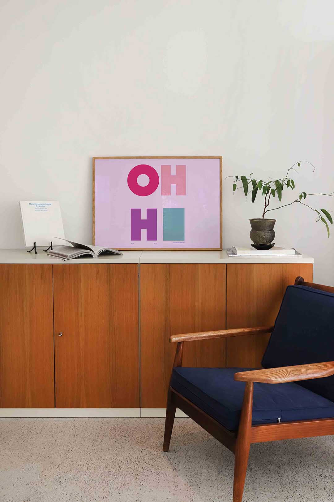 Oh hi – moderne landscape wanddecoratie van WallArtistic