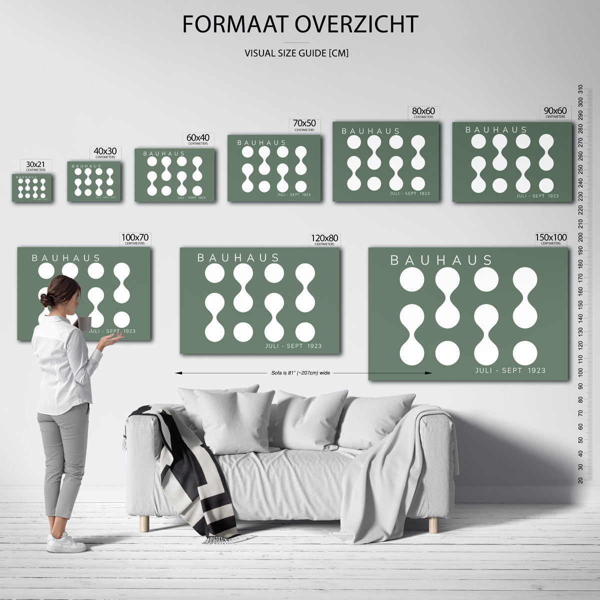 Vorm en balans – Bauhaus poster als geometrische wanddecoratie