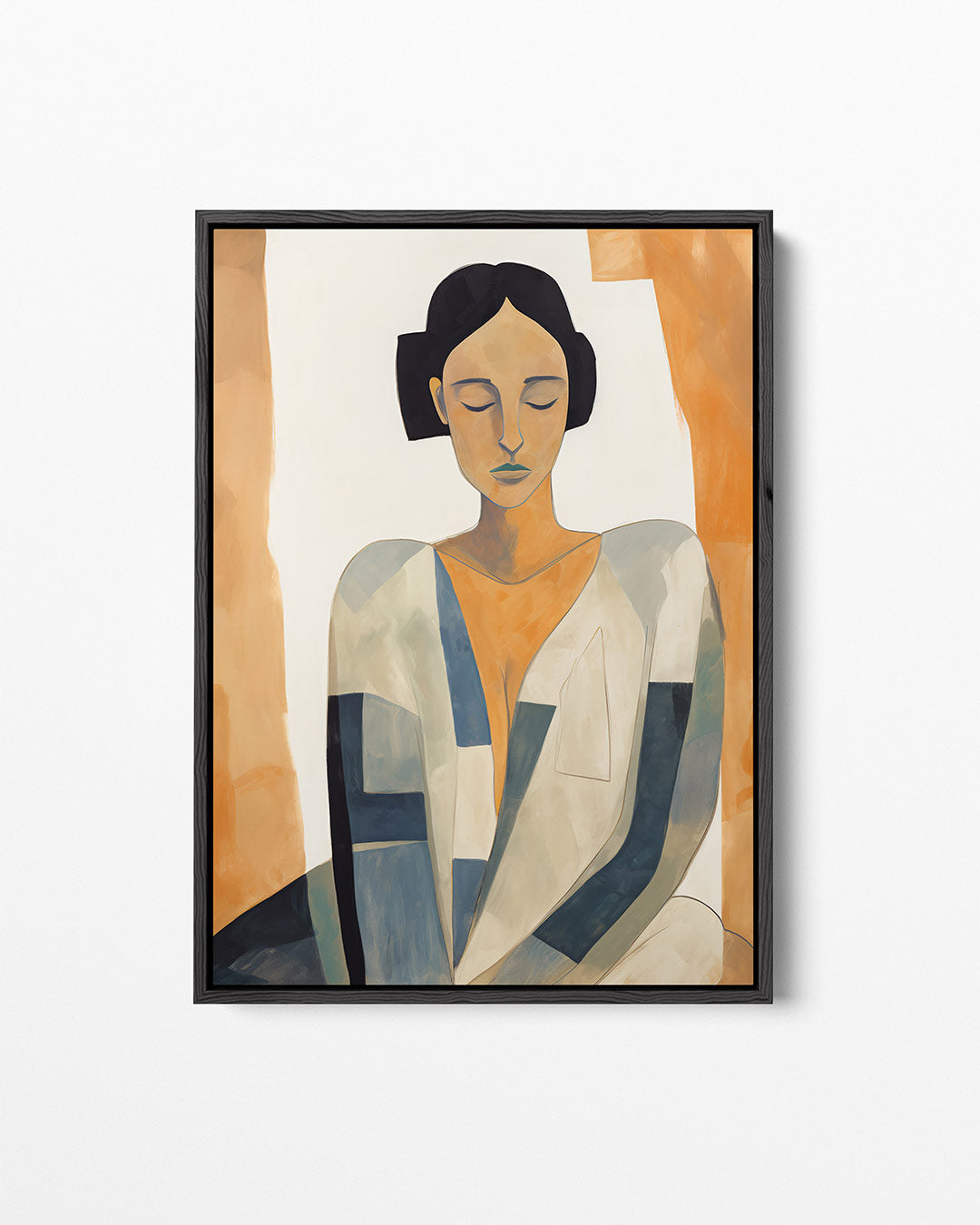 Gestileerde vrouw – staand wanddecoratie kunstwerk