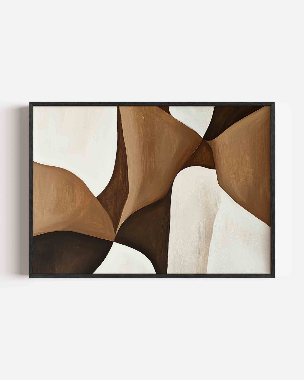 Abstracte vormen – kleurrijke abstracte landscape poster als wanddecoratie