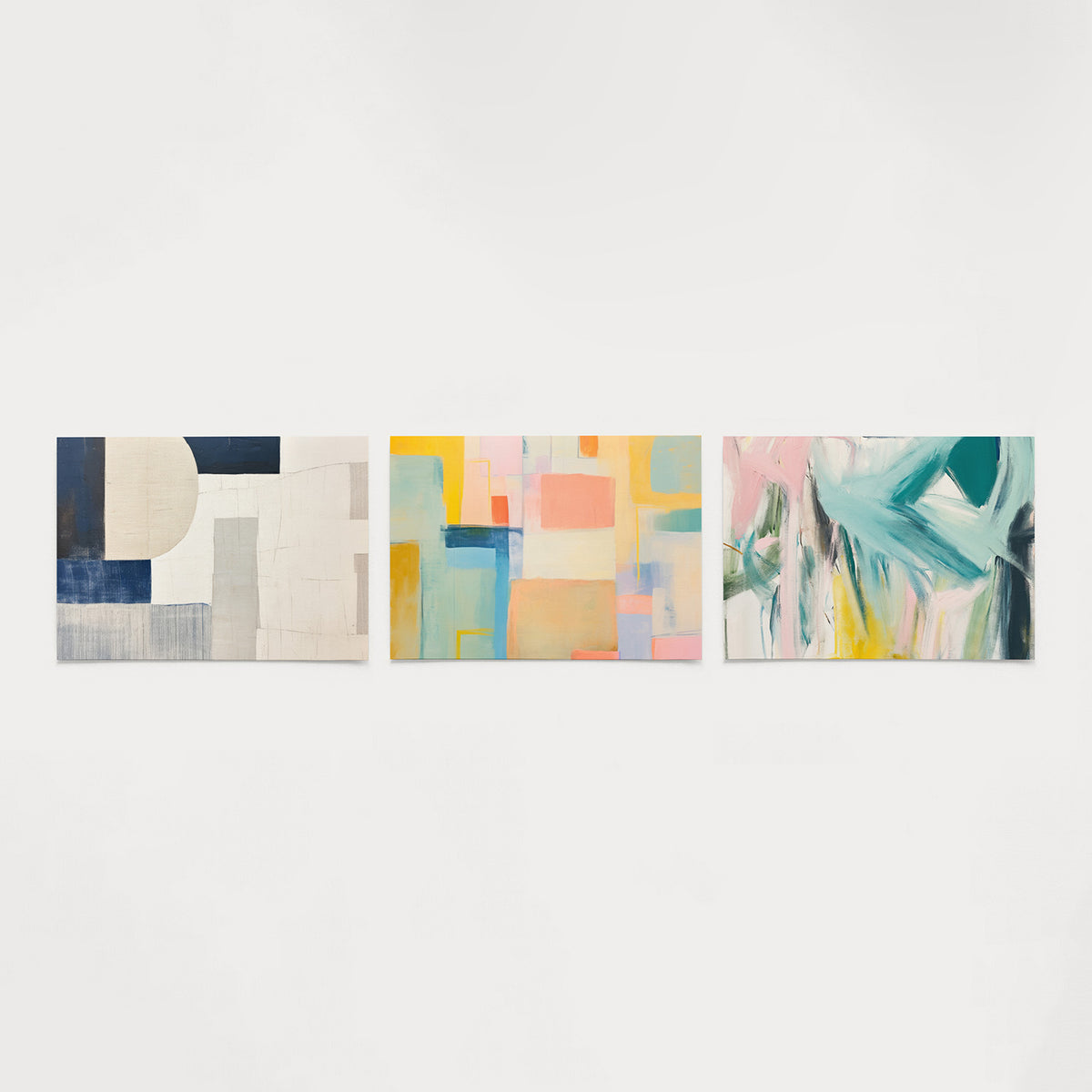 Vorm en kleurvlakken Posterset
