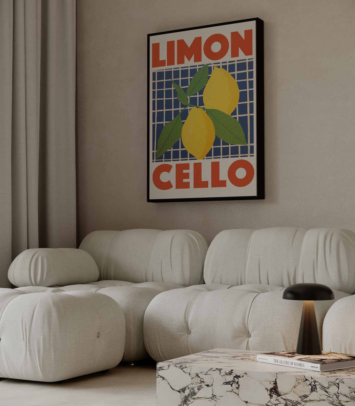 Limoncello Poster – portret wandkunst van WallArtistic