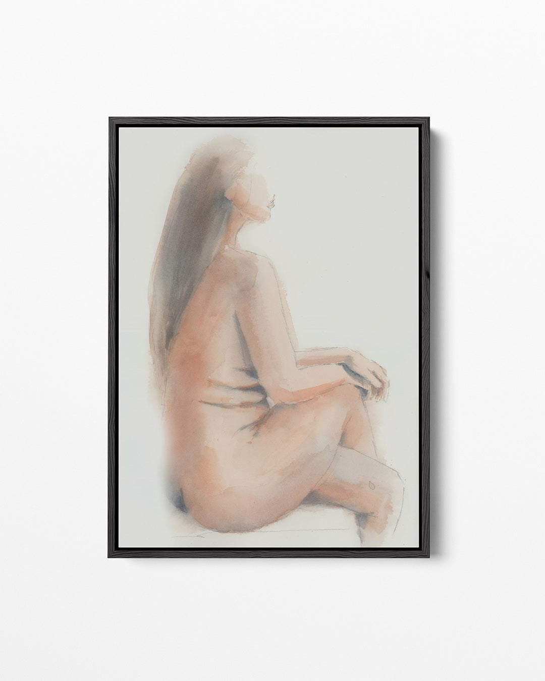 Zittende vrouw – staand wanddecoratie kunstwerk