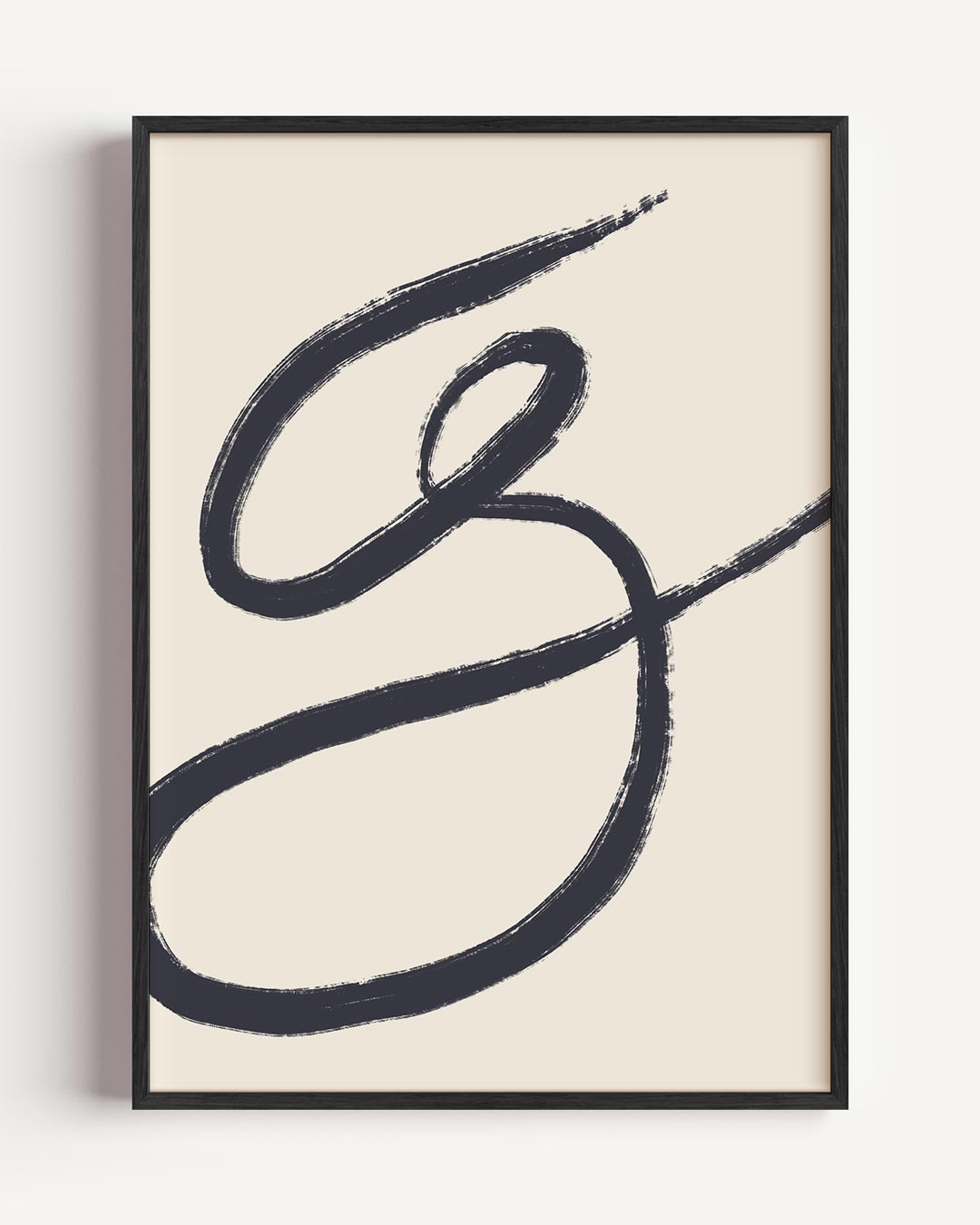 Moderne Minimalistische – abstracte portret poster als wanddecoratie