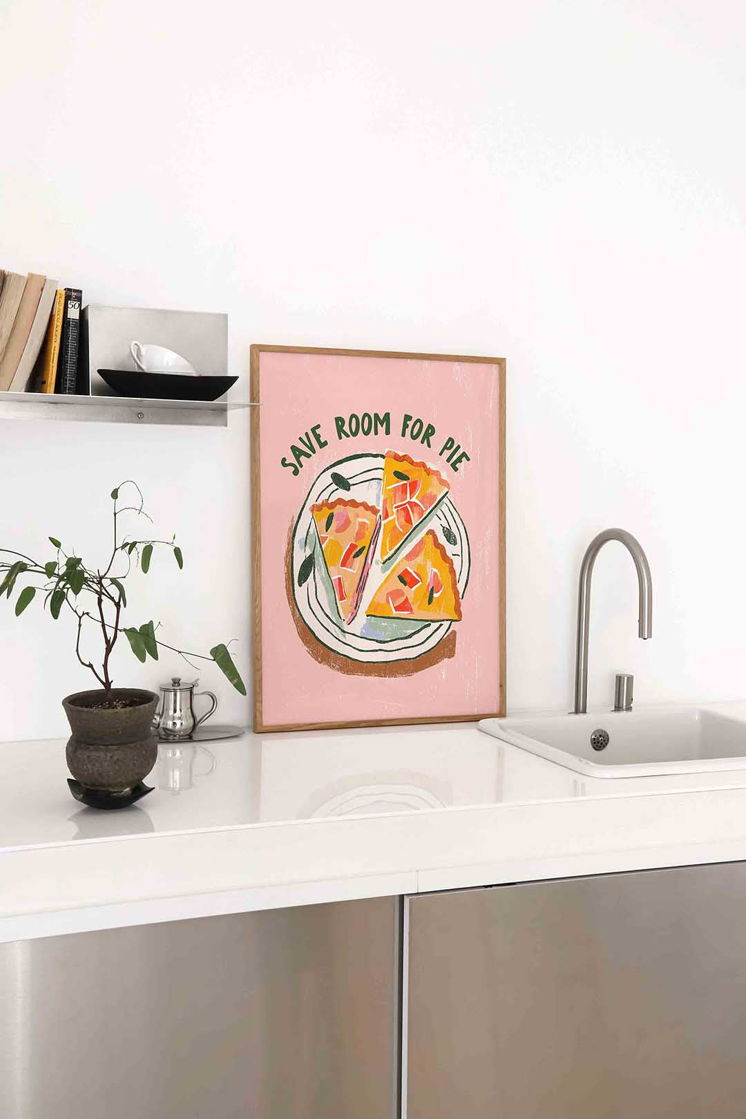 Save room for pie – staande keuken wanddecoratie van WallArtistic