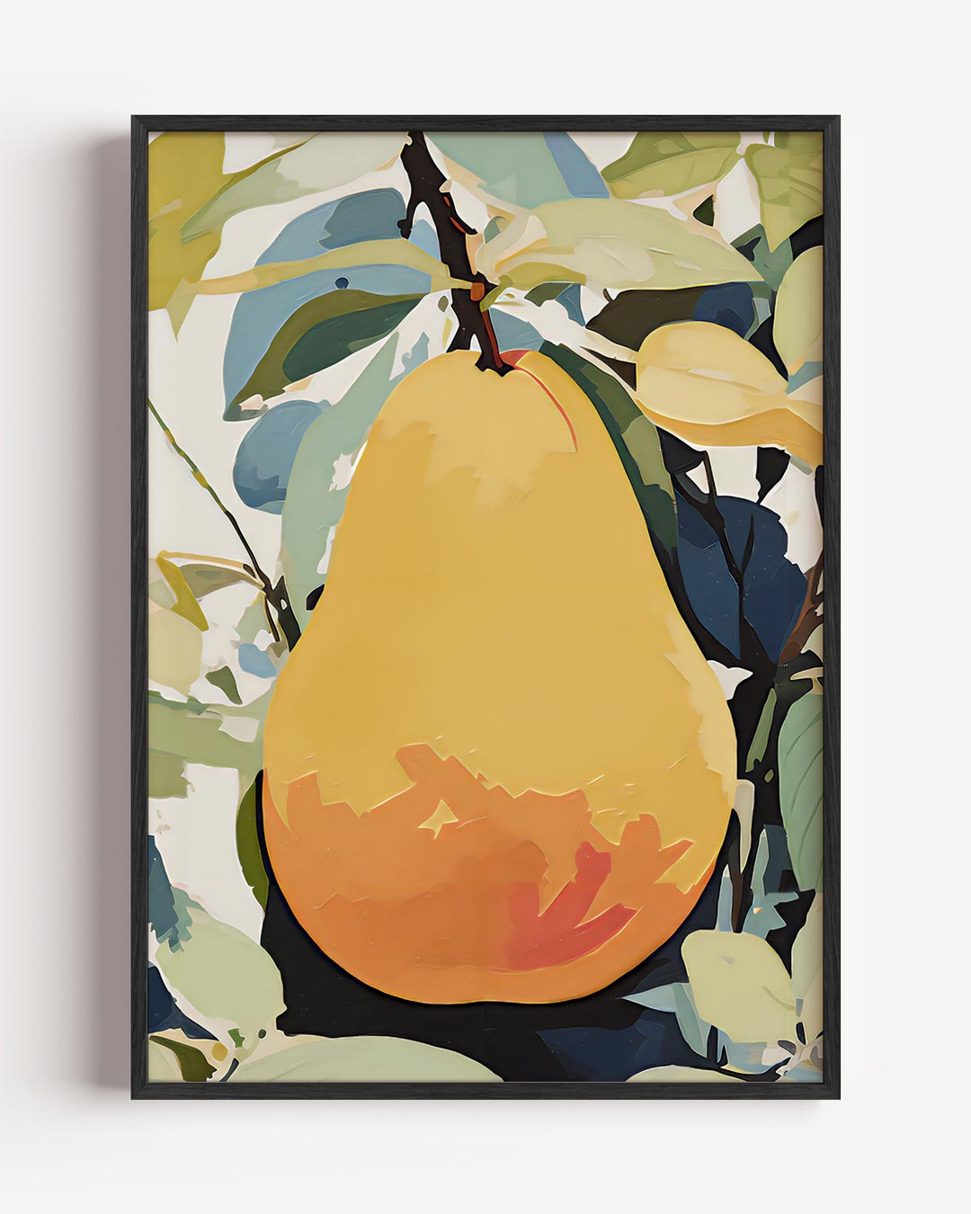 Betoverende Perendroom – keuken portret poster als wanddecoratie