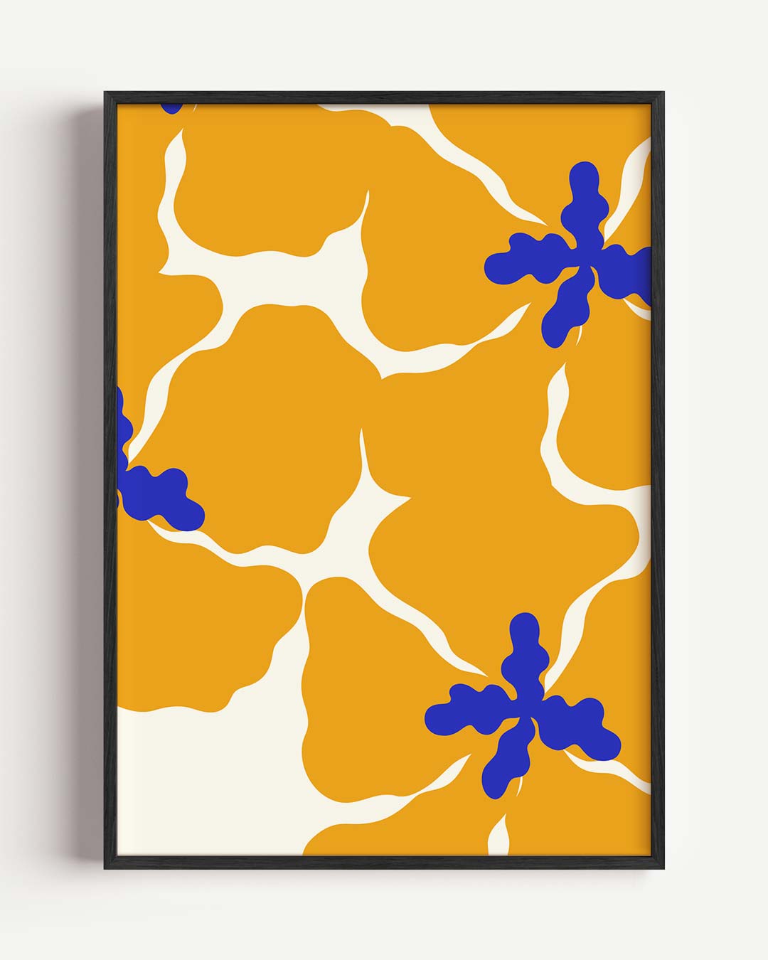 Bloemrijke Fantasie – bloemen portret poster als wanddecoratie