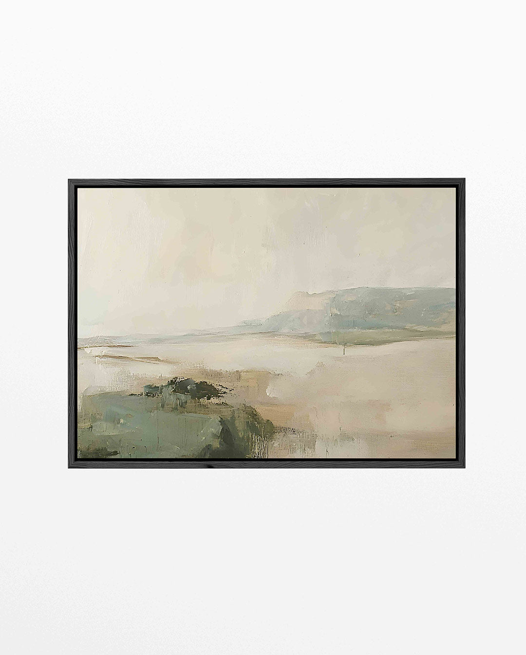 Rustige landschapsweergave – Lijnen – liggend abstract kunstwerk