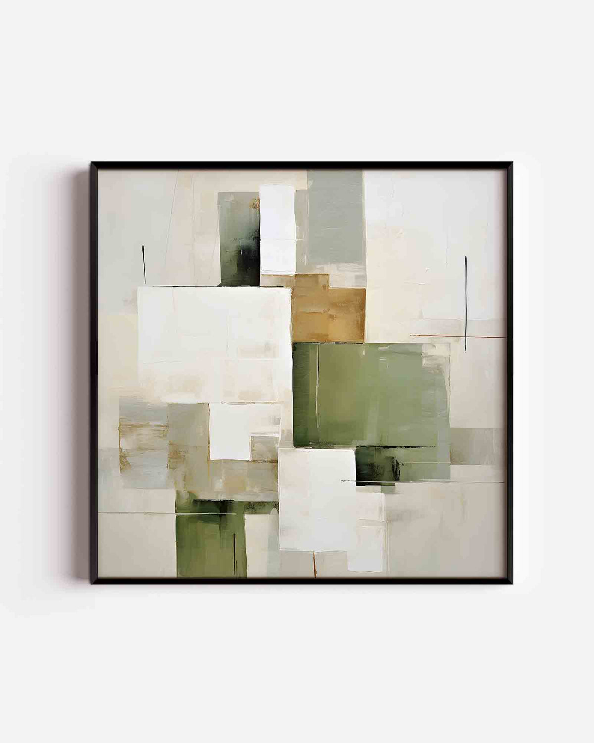Abstracte rechthoeken – abstracte textuur vierkante poster als wanddecoratie