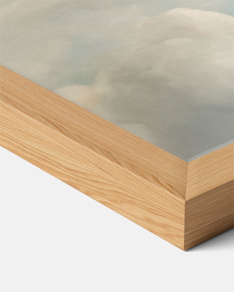 Dromerige Wolkenhemel – staande vintage wanddecoratie van WallArtistic
