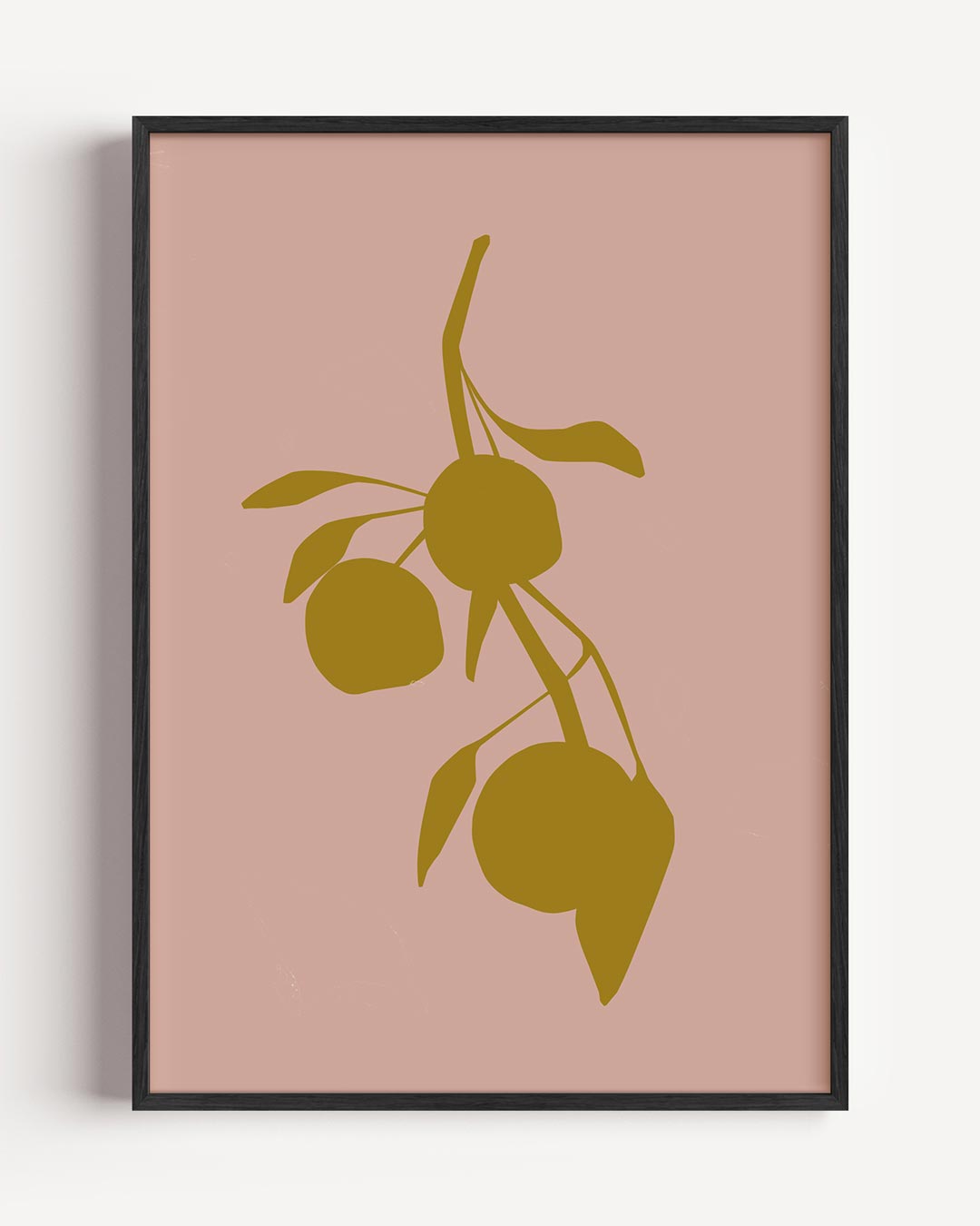 Elegante Citrus Kunstposter – bloemen portret poster als wanddecoratie