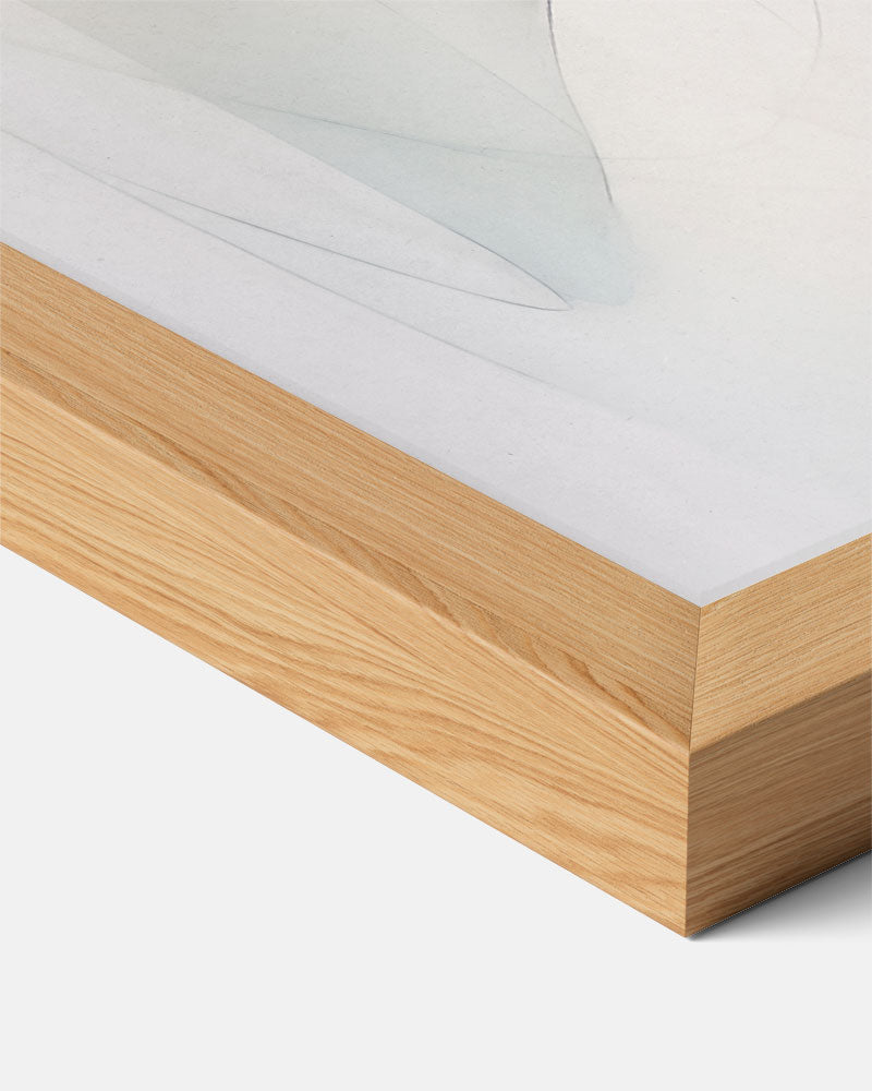 Sierlijke Abstracte Kunstposter – elegante poster als rustige staande wanddecoratie