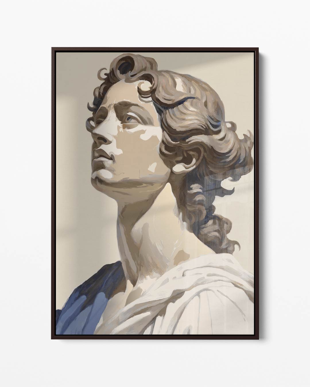 Klassieke Sculptuur Portret – portret kunstwerk als wanddecoratie