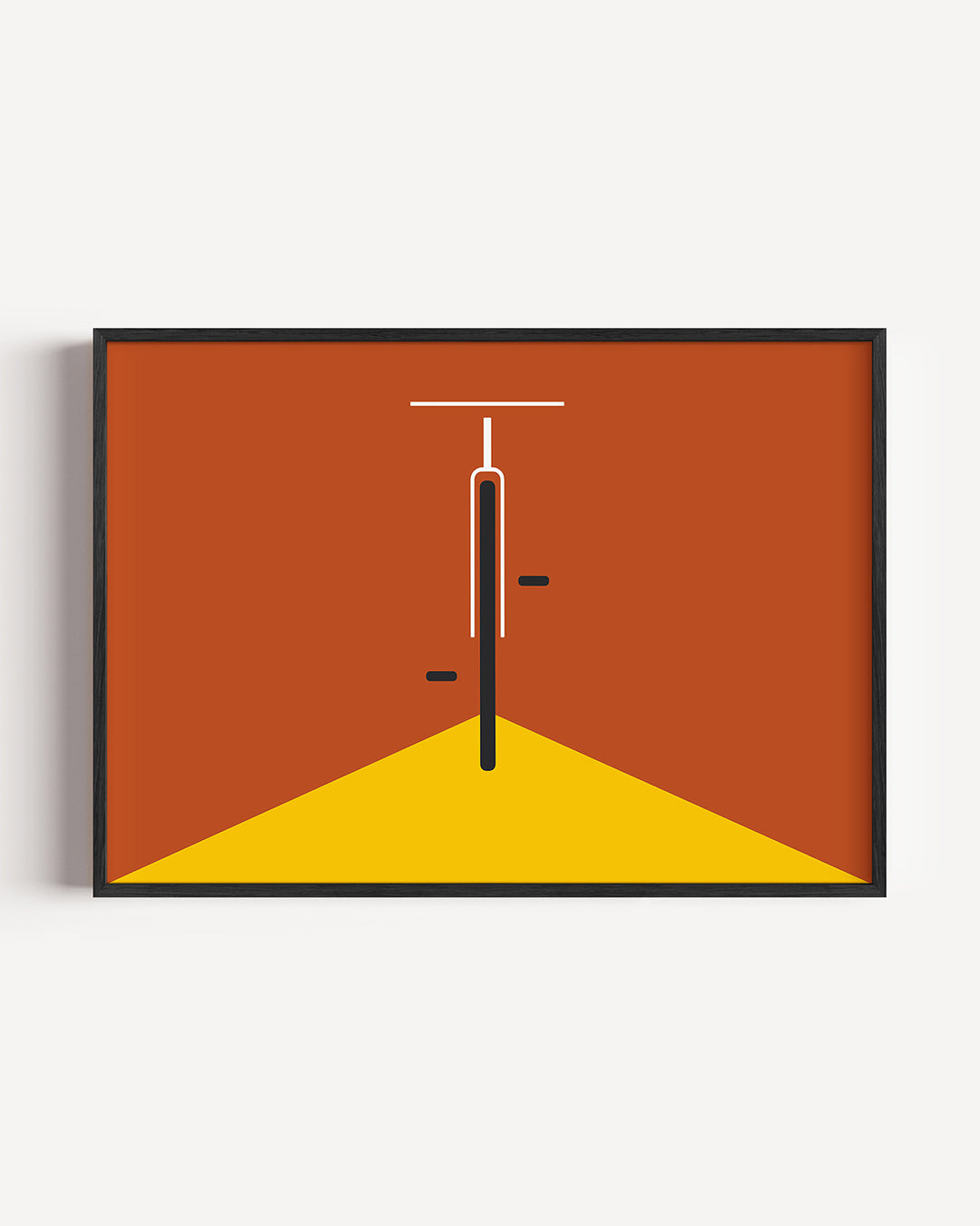 Vorm en balans – liggende Bauhaus poster als wanddecoratie