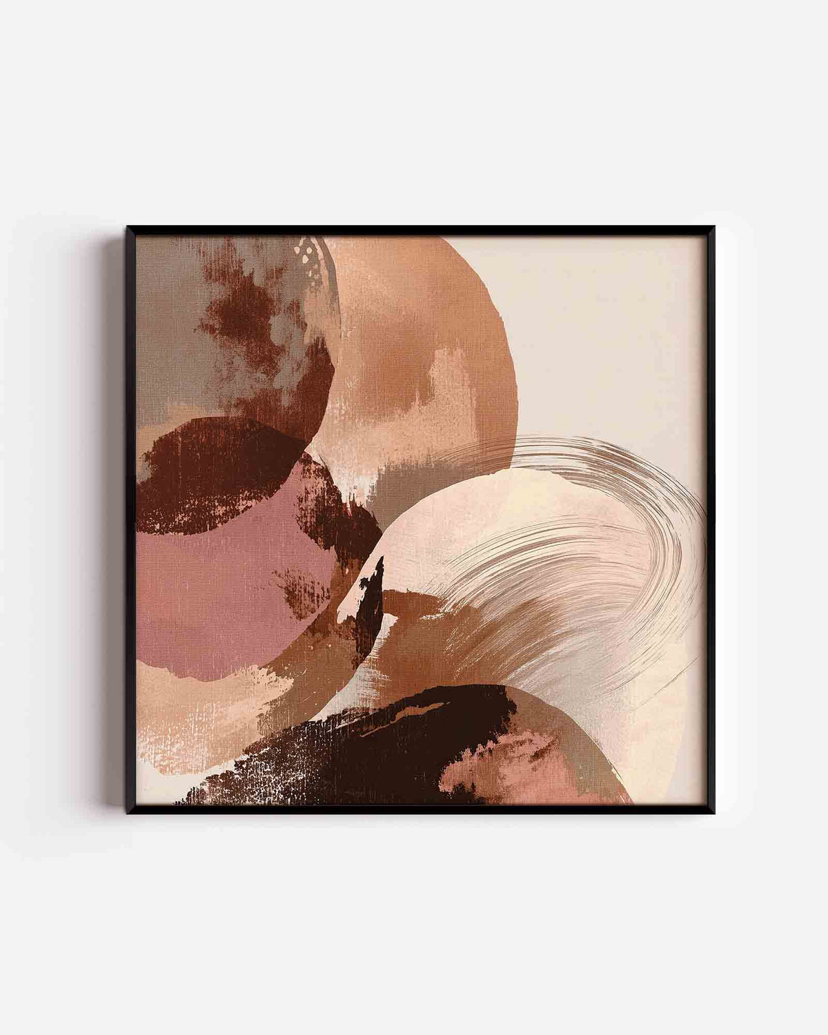 Abstracte vormen – abstracte vierkante poster als wanddecoratie