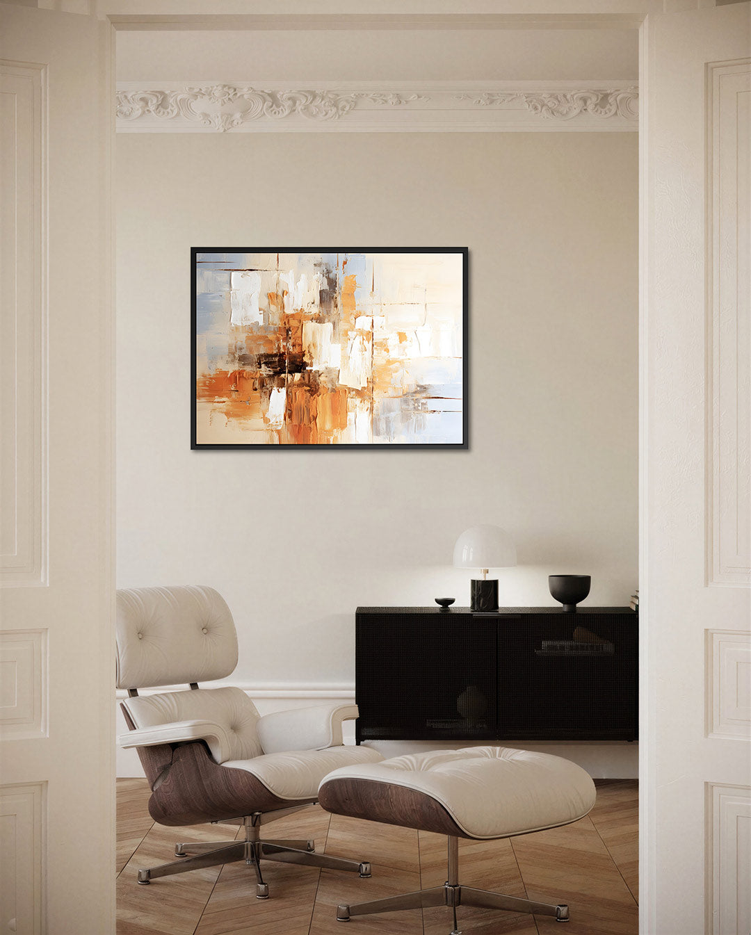 Kleurencompositie – Liggende wanddecoratie – liggende wanddecoratie