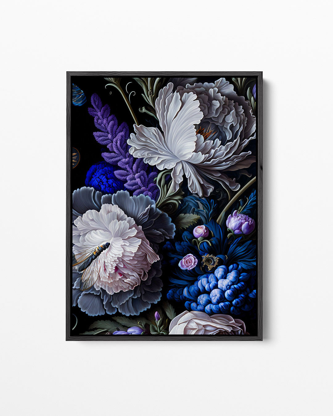 Bloemrijke fantasie – staand wanddecoratie kunstwerk