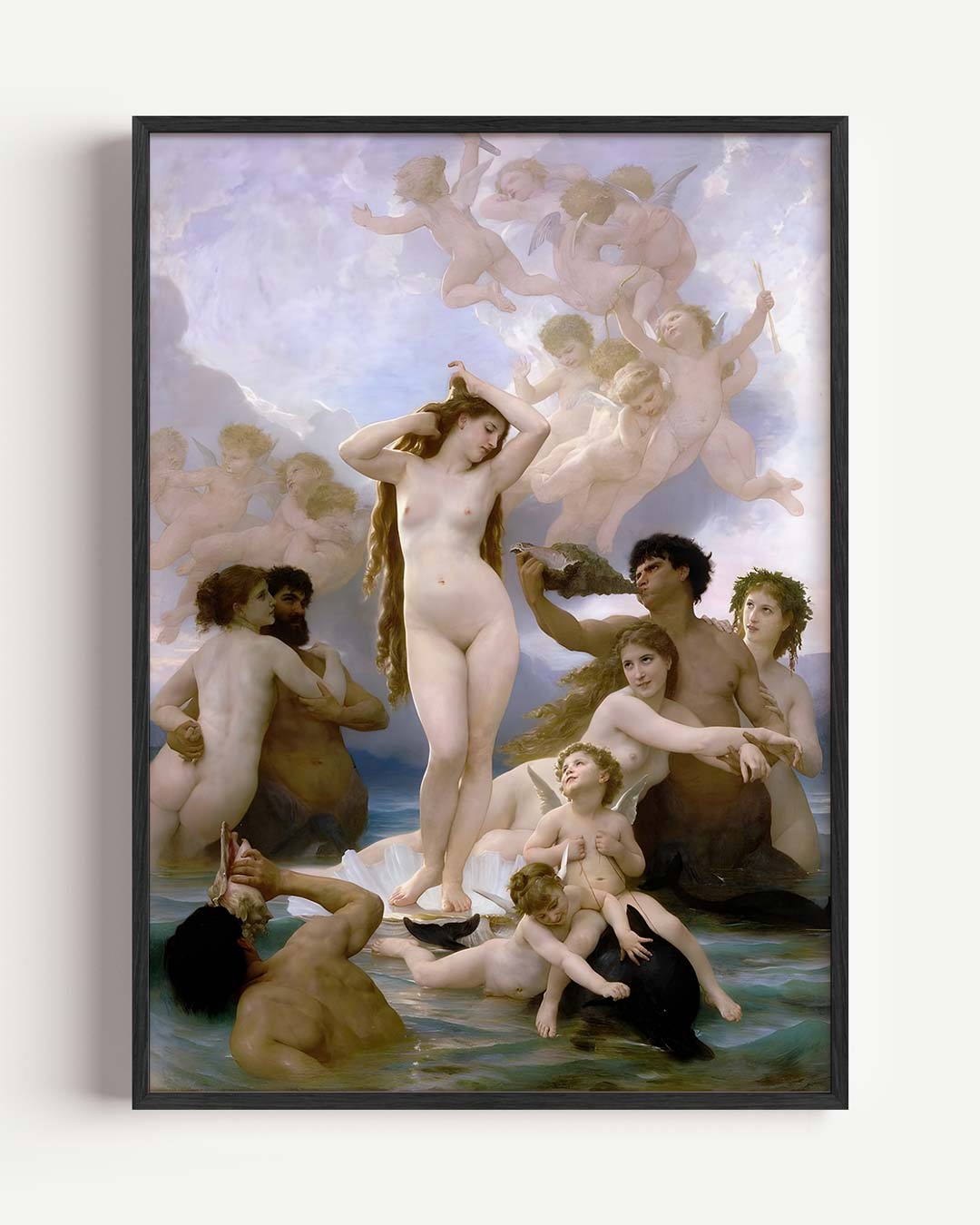 Venus en haar Goddelijke Entourage – Popart en Streetart portret poster als wanddecoratie