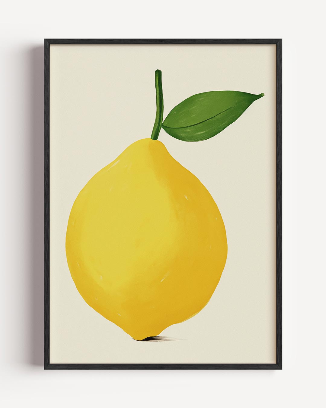 Citroen Illustratie – keuken portret poster als wanddecoratie